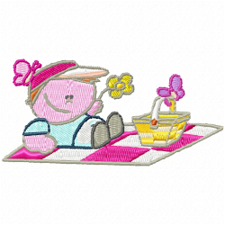 Kids And Toys Embroidery Design 2